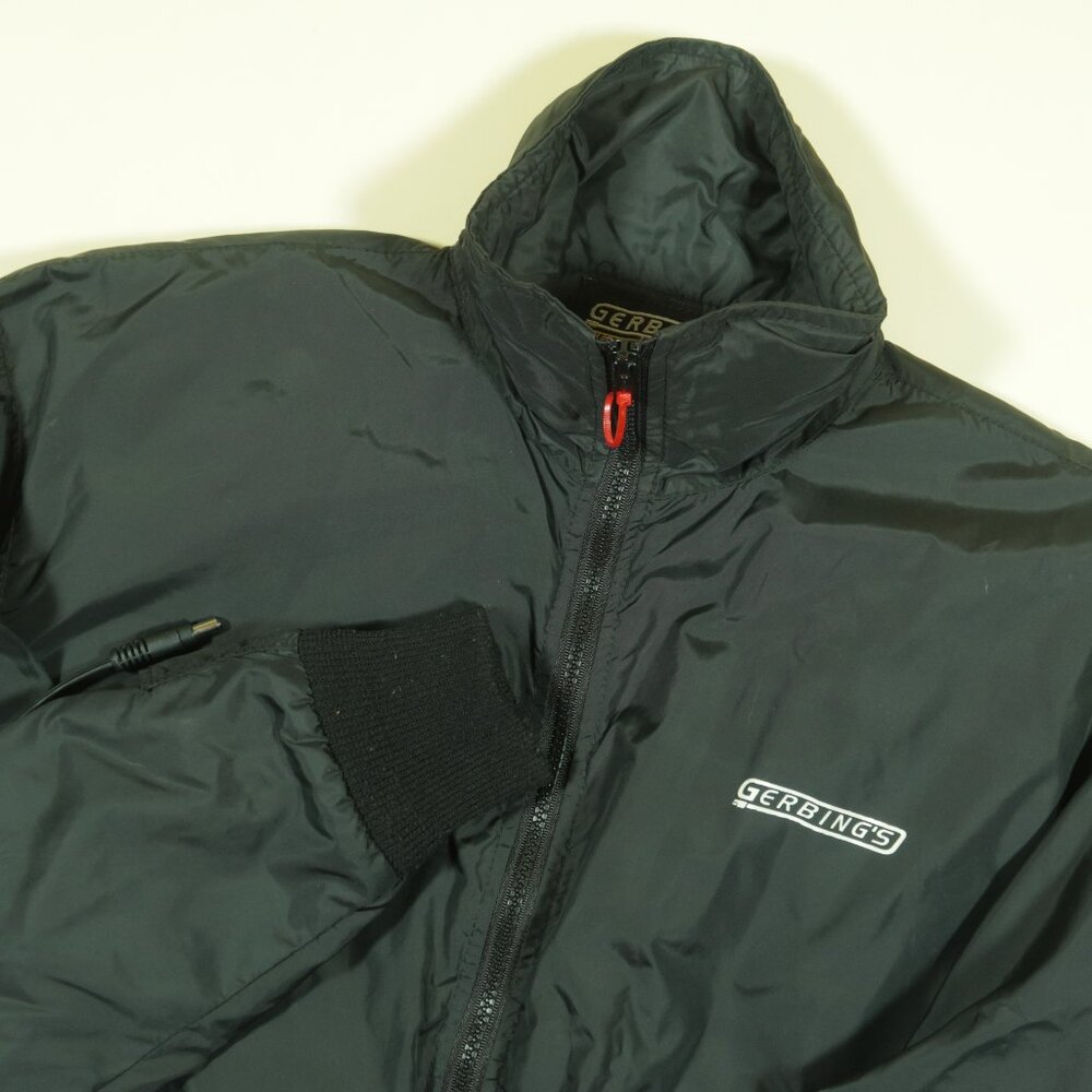 Gerbings Heated Motorcycle Jacket Mens 42 M Black Nylon Full Zip
